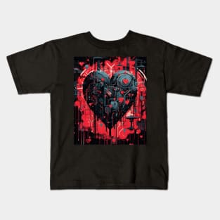 Techno heart Kids T-Shirt